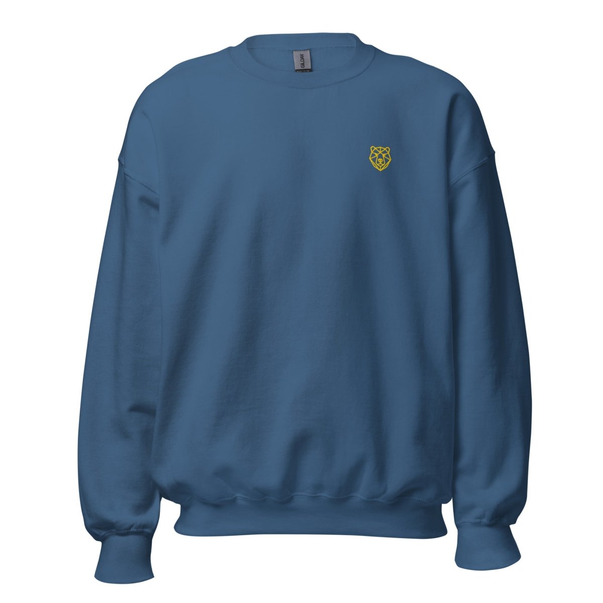 Unisex Sweatshirt "Dragon" mit hochwertigem Logo - Stick in Farbe Gold - Black Ursus | Urban Streetwear