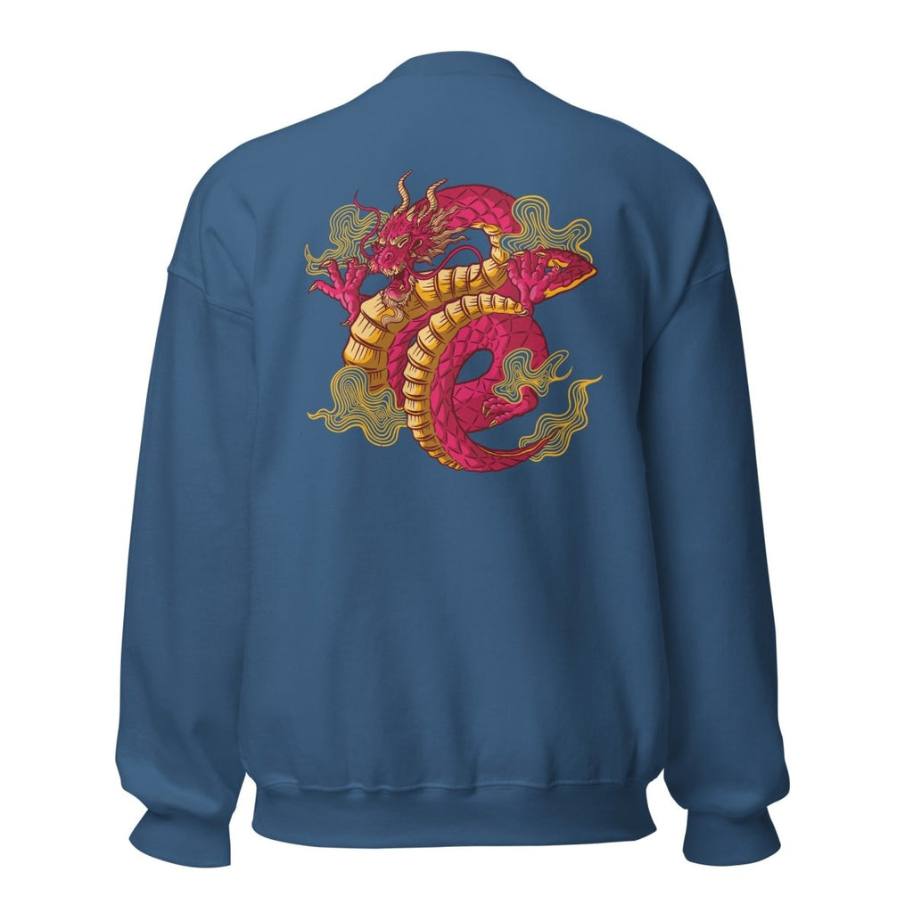 Streetwear Sweatshirt "Dragon" – Premium Stick Gold, S–5XL | Black Ursus - Streetwear - size_range | Black Ursus