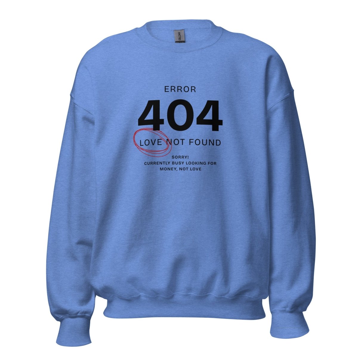Unisex Sweatshirt „Error 404“ - Black Ursus | Urban Streetwear