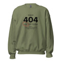 Unisex Sweatshirt „Error 404“ - Streetwear - size_range | Black Ursus