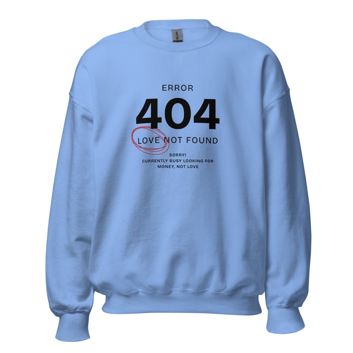 Unisex Sweatshirt „Error 404“ - Black Ursus | Urban Streetwear