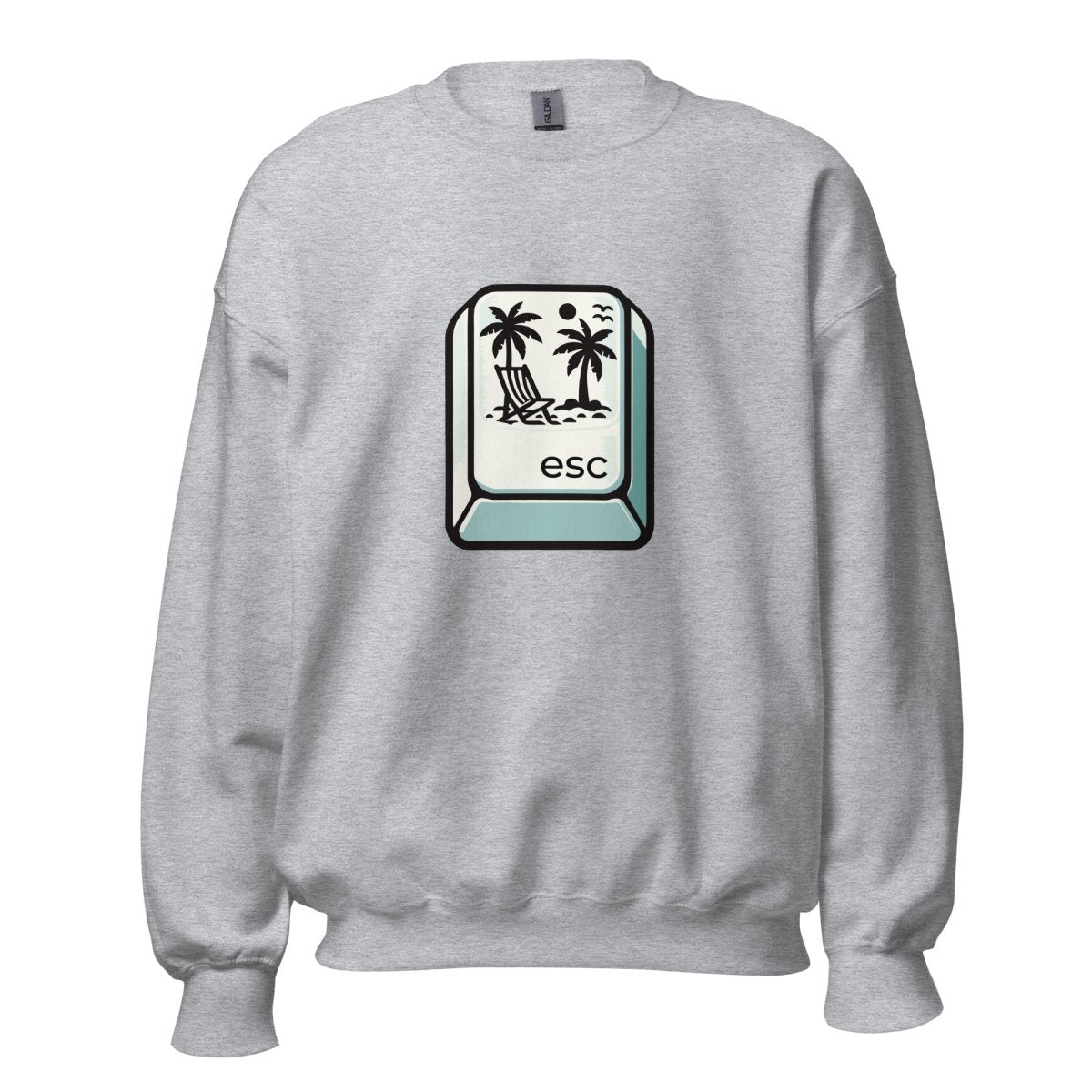 Unisex Sweatshirt „ESC to Paradise“ - Black Ursus | Urban Streetwear