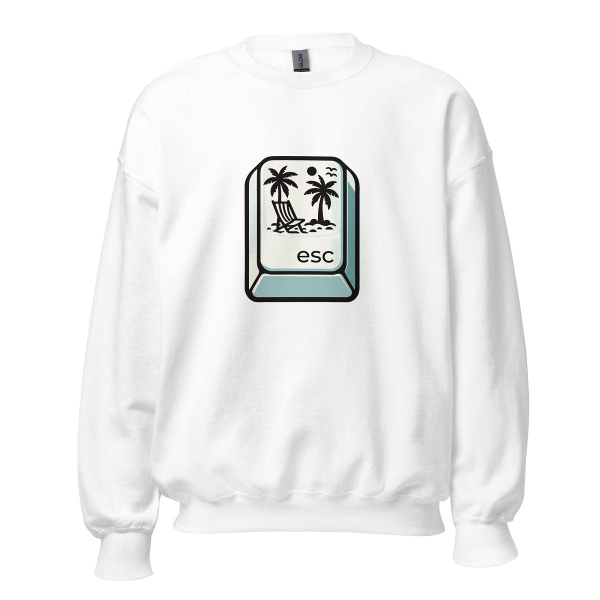 Unisex Sweatshirt „ESC to Paradise“ - Black Ursus | Urban Streetwear
