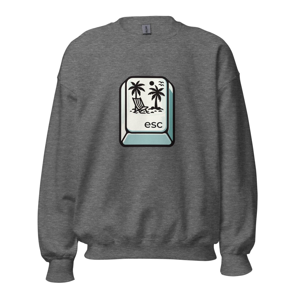 Unisex Sweatshirt „ESC to Paradise“ - Black Ursus | Urban Streetwear