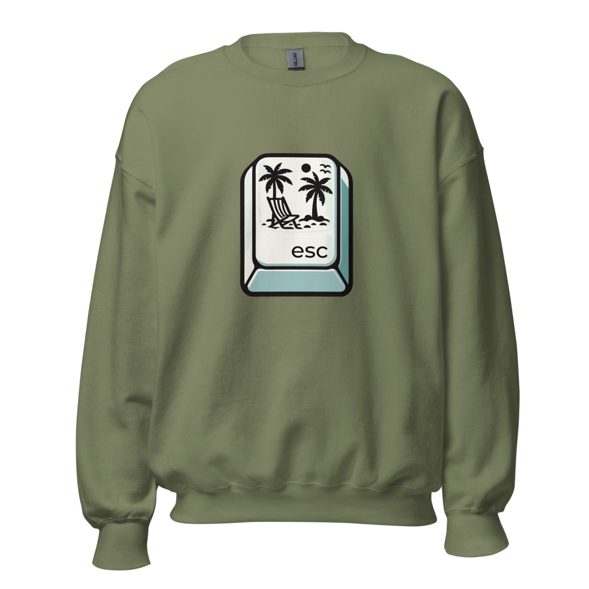 Unisex Sweatshirt „ESC to Paradise“ - Black Ursus | Urban Streetwear