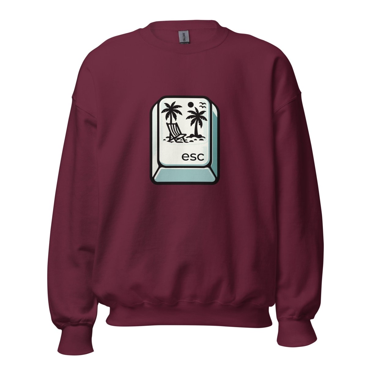 Unisex Sweatshirt „ESC to Paradise“ - Black Ursus | Urban Streetwear