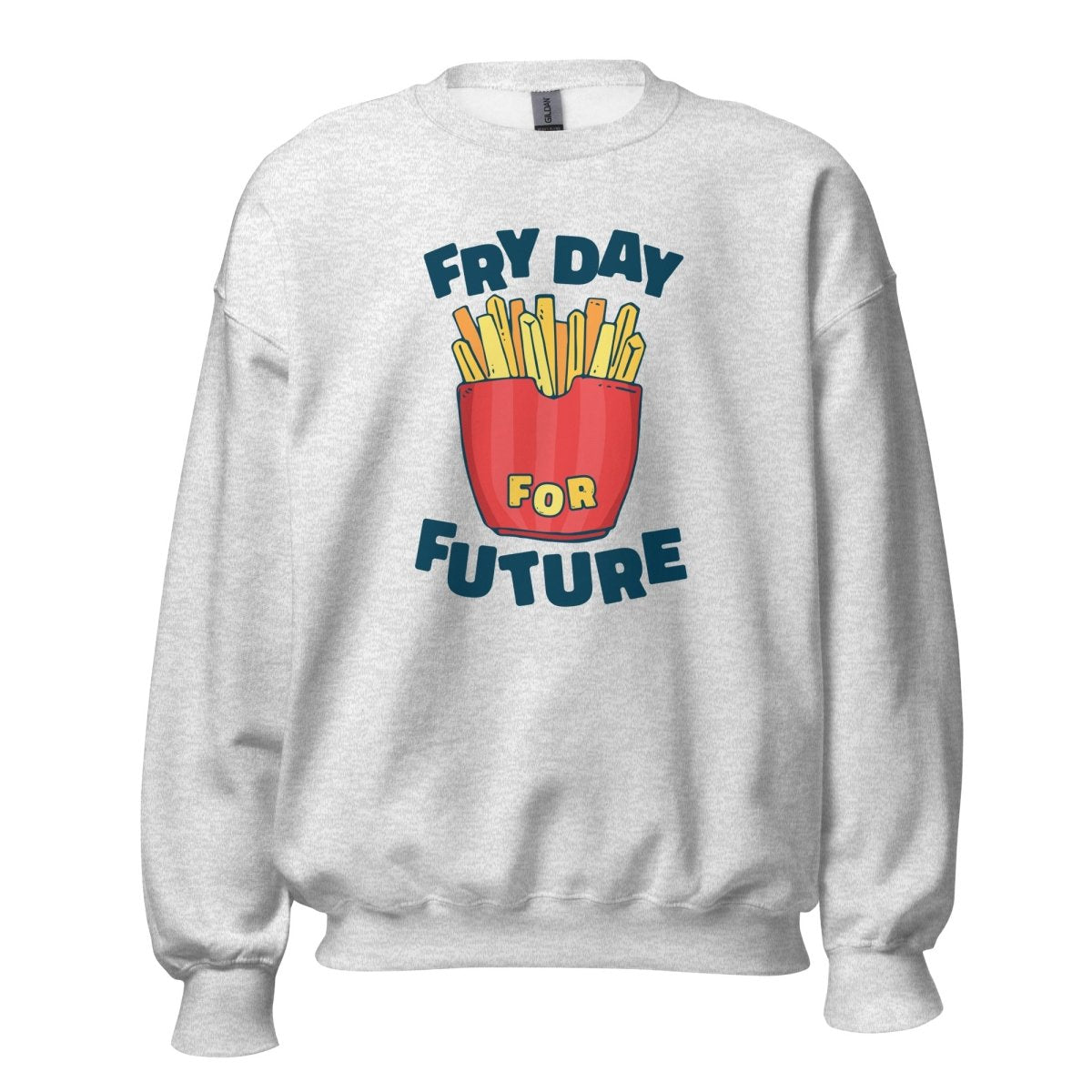 Unisex Sweatshirt "FRY DAY FOR FUTURE" - Black Ursus | Urban Streetwear