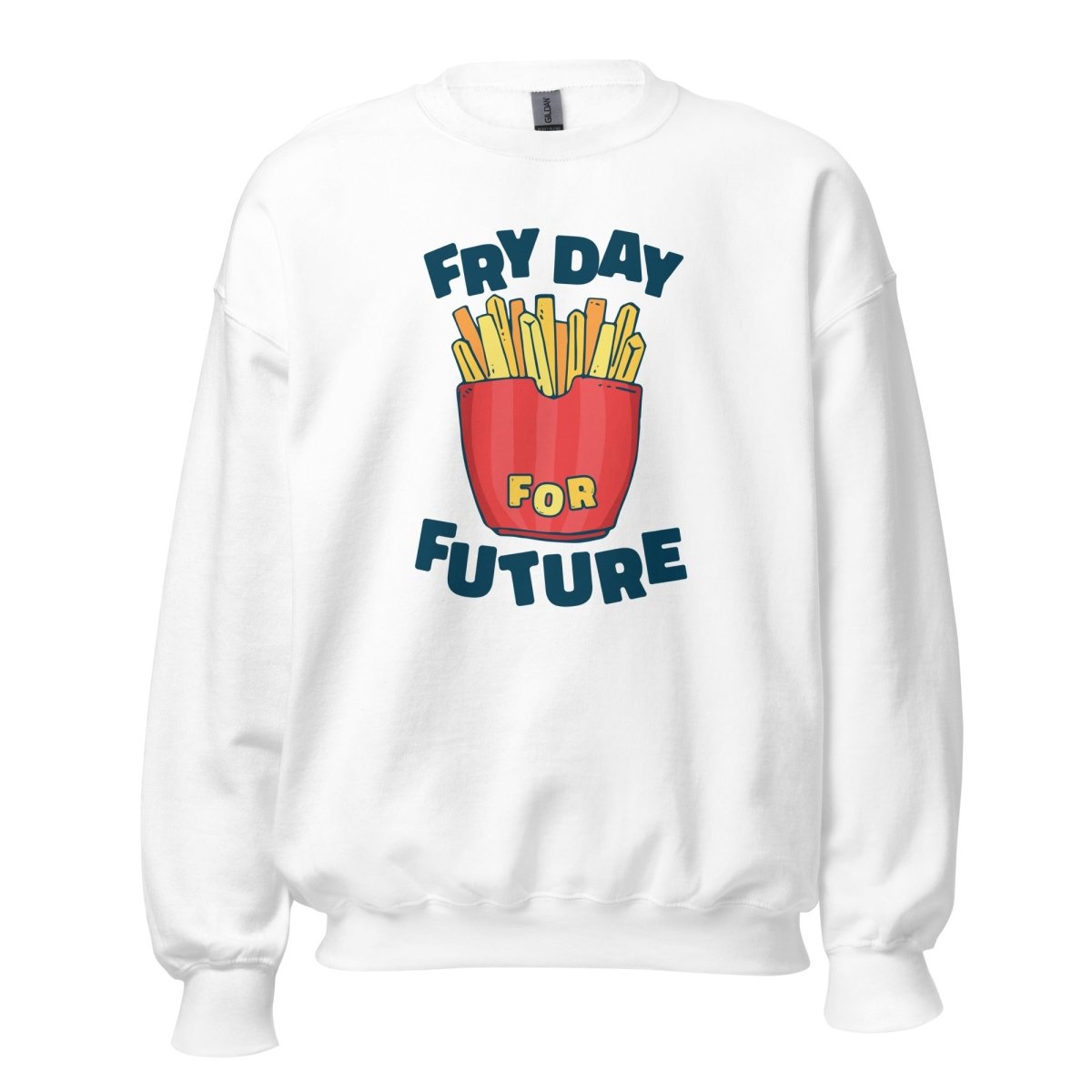 Unisex Sweatshirt "FRY DAY FOR FUTURE" - Black Ursus | Urban Streetwear