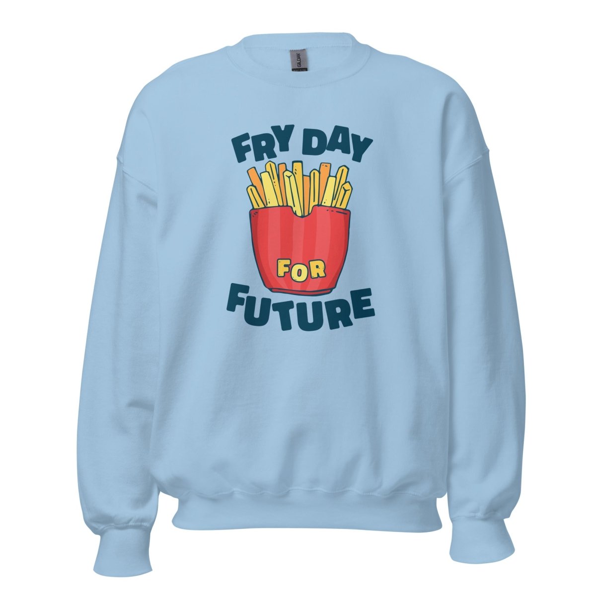 Unisex Sweatshirt "FRY DAY FOR FUTURE" - Black Ursus | Urban Streetwear