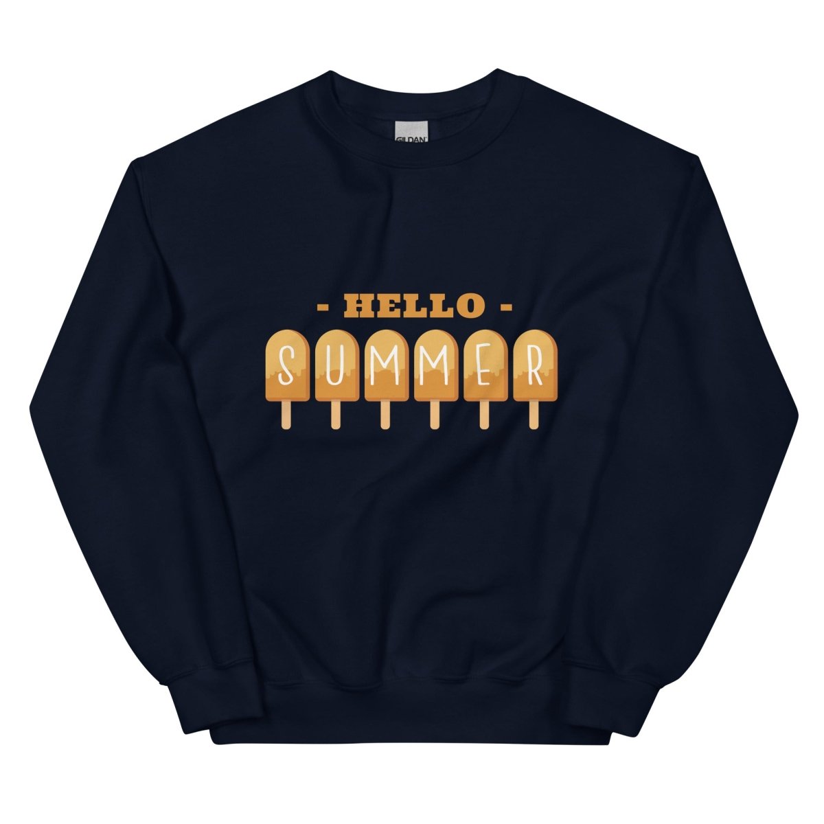 Unisex Sweatshirt „Hello Summer“ - Black Ursus | Urban Streetwear