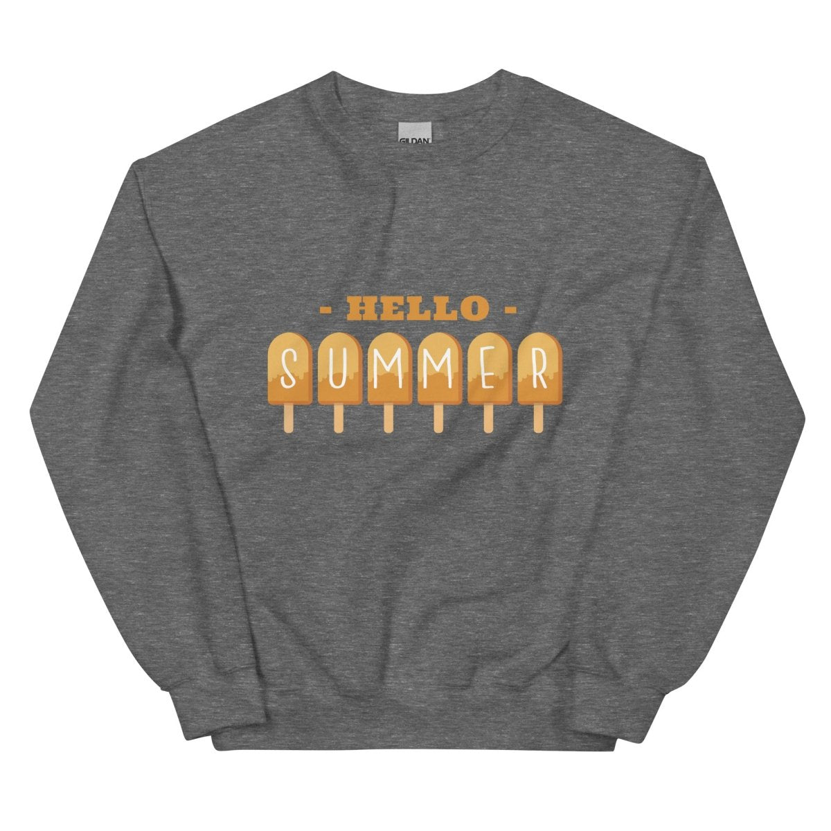 Unisex Sweatshirt „Hello Summer“ - Black Ursus | Urban Streetwear