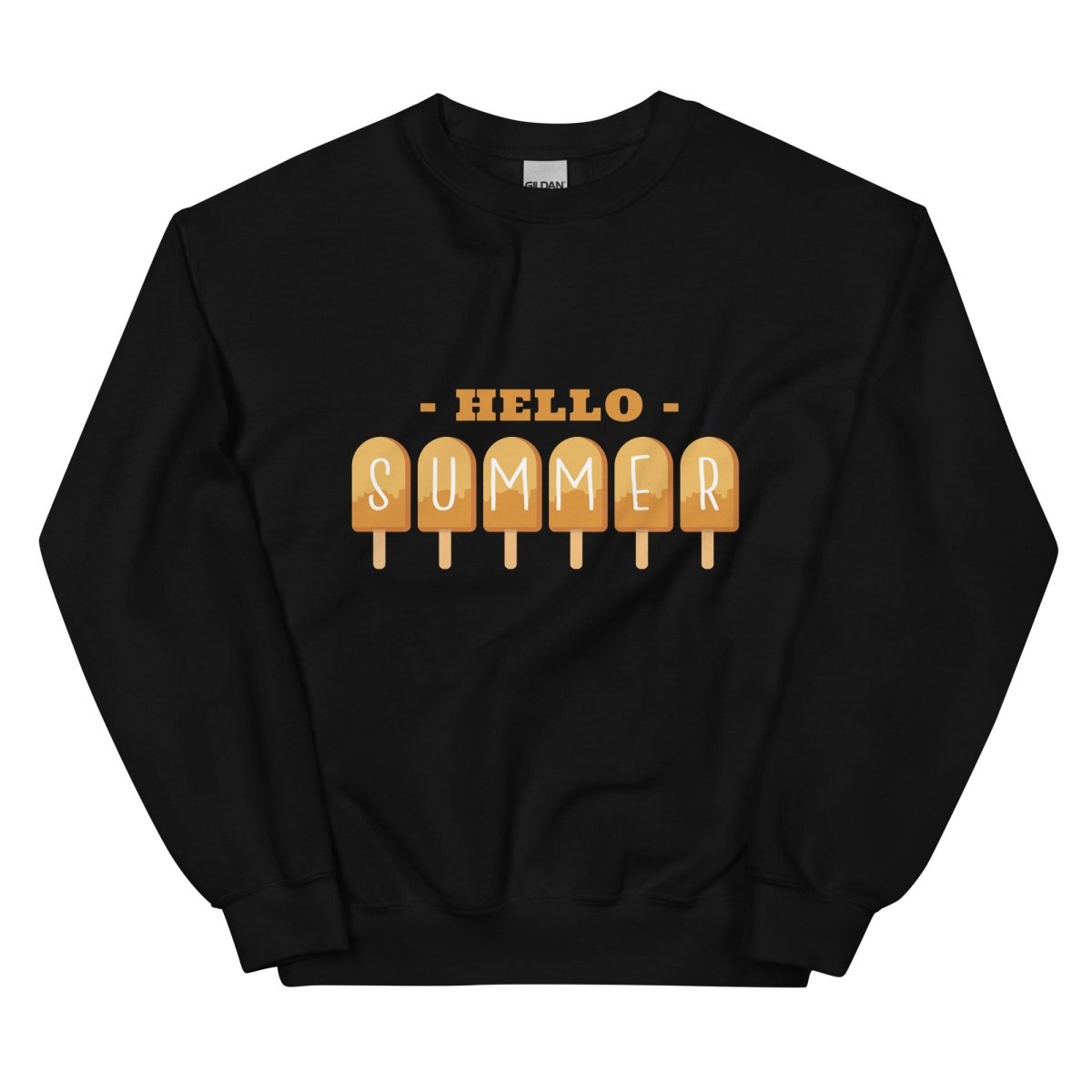 Unisex Sweatshirt „Hello Summer“ - Black Ursus | Urban Streetwear