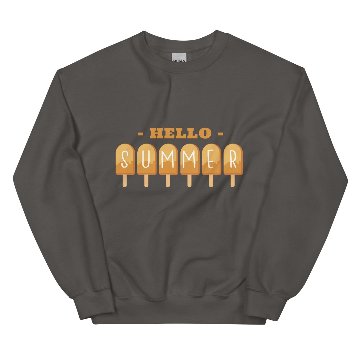 Unisex Sweatshirt „Hello Summer“ - Black Ursus | Urban Streetwear
