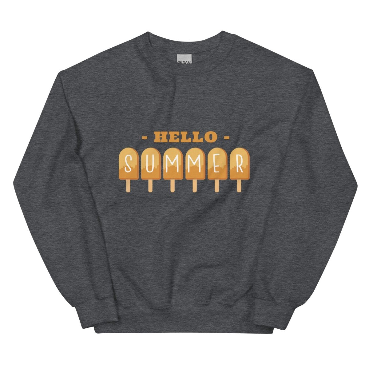 Unisex Sweatshirt „Hello Summer“ - Black Ursus | Urban Streetwear