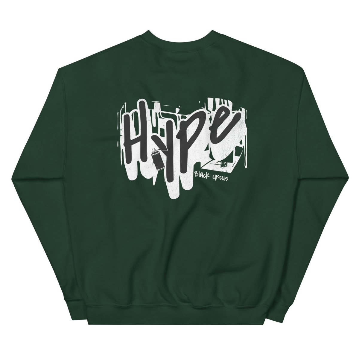 Unisex Sweatshirt "Hype" mit hochwertigem Logo - Stick in Orange - Streetwear - size_range | Black Ursus