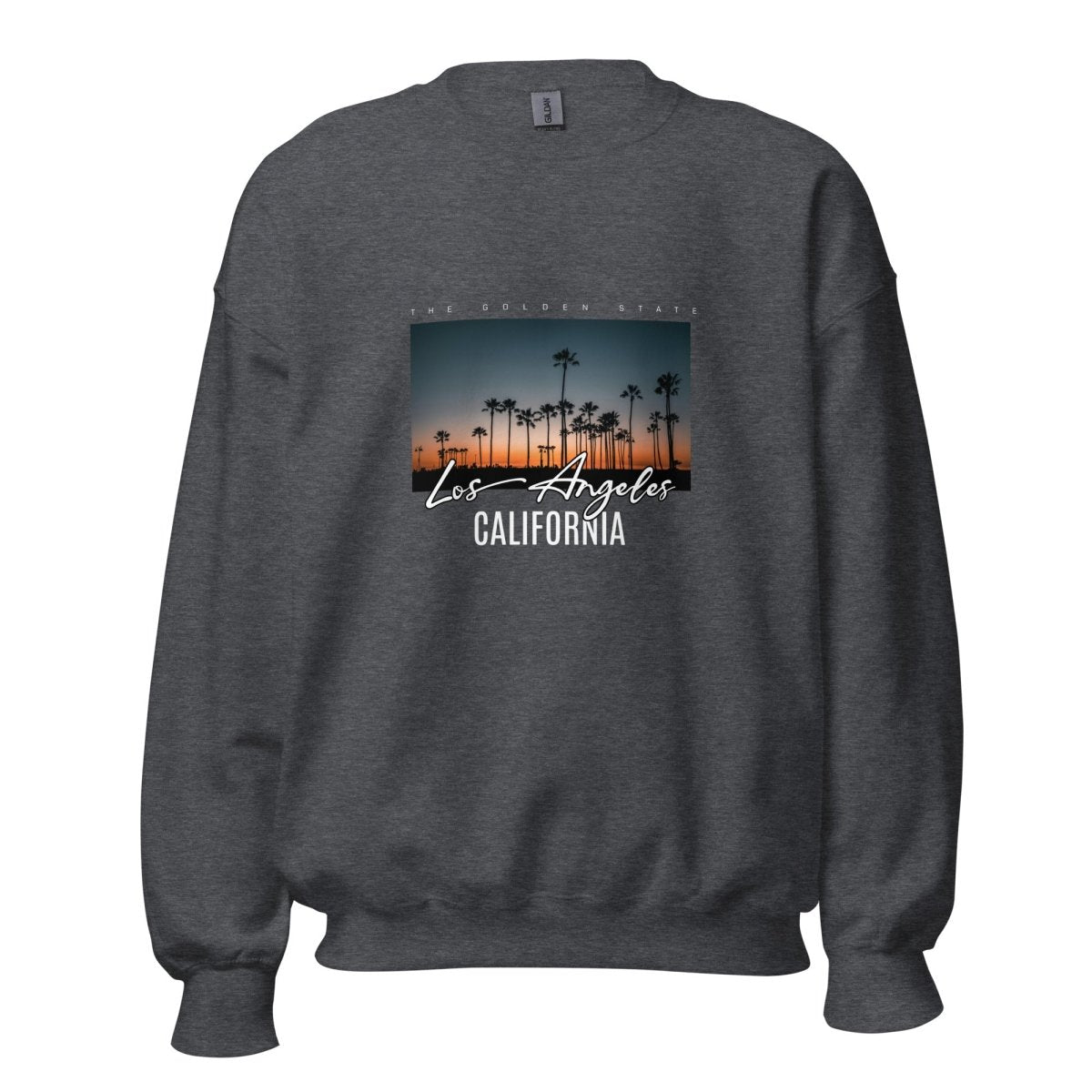 Unisex Sweatshirt "Los Angeles California" - Black Ursus | Urban Streetwear