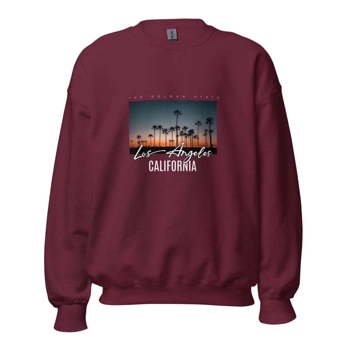 Unisex Sweatshirt "Los Angeles California" - Black Ursus | Urban Streetwear