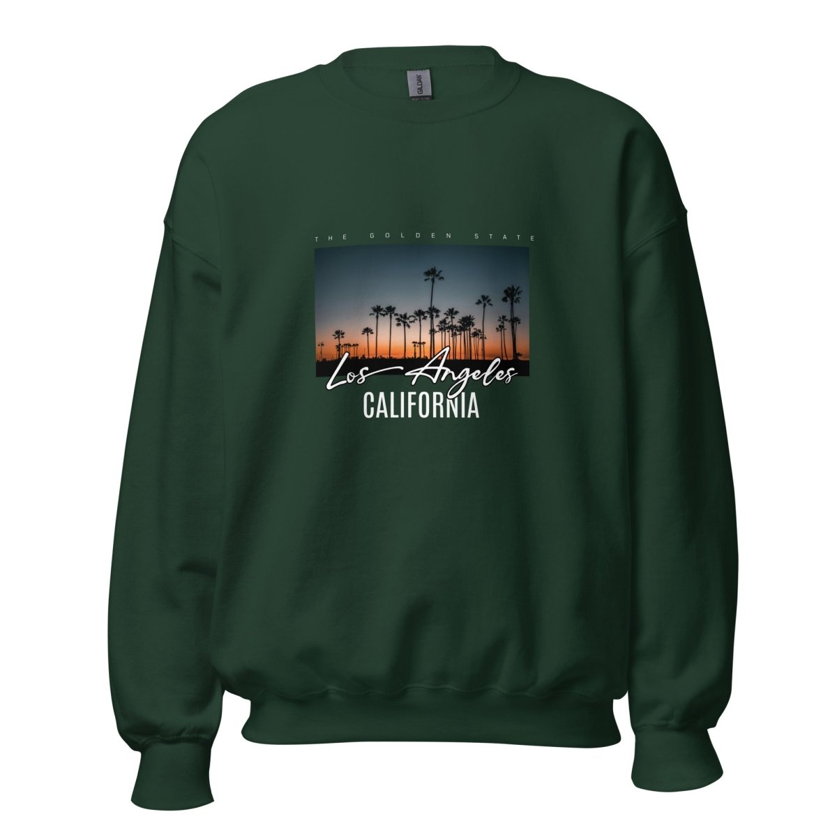 Unisex Sweatshirt "Los Angeles California" - Black Ursus | Urban Streetwear