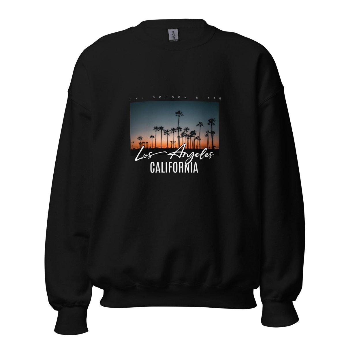 Unisex Sweatshirt "Los Angeles California" - Black Ursus | Urban Streetwear