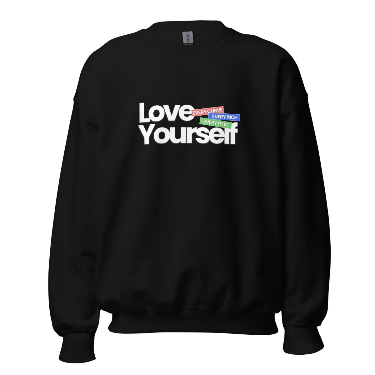Unisex Sweatshirt "Love Yourself" - Black Ursus | Urban Streetwear