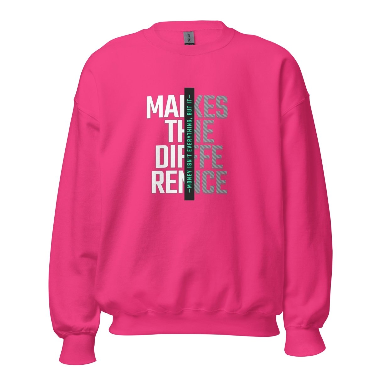 Unisex Sweatshirt "Makes the Difference" - Black Ursus | Urban Streetwear