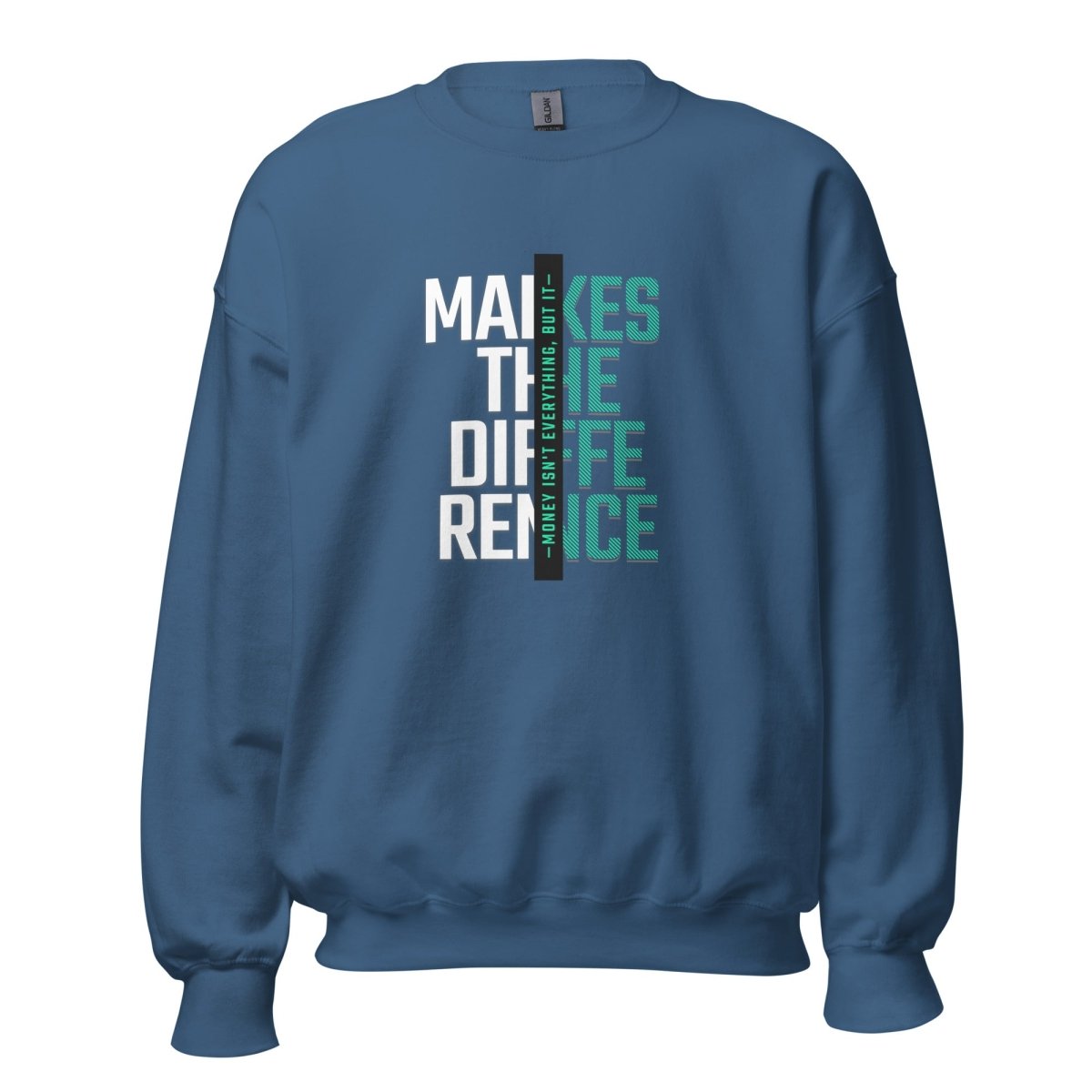 Unisex Sweatshirt "Makes the Difference" - Black Ursus | Urban Streetwear