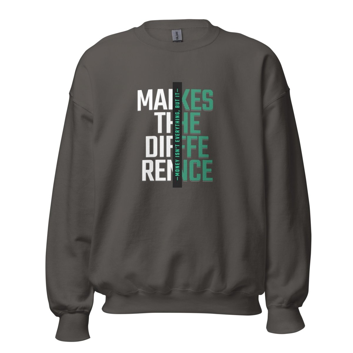 Unisex Sweatshirt "Makes the Difference" - Black Ursus | Urban Streetwear