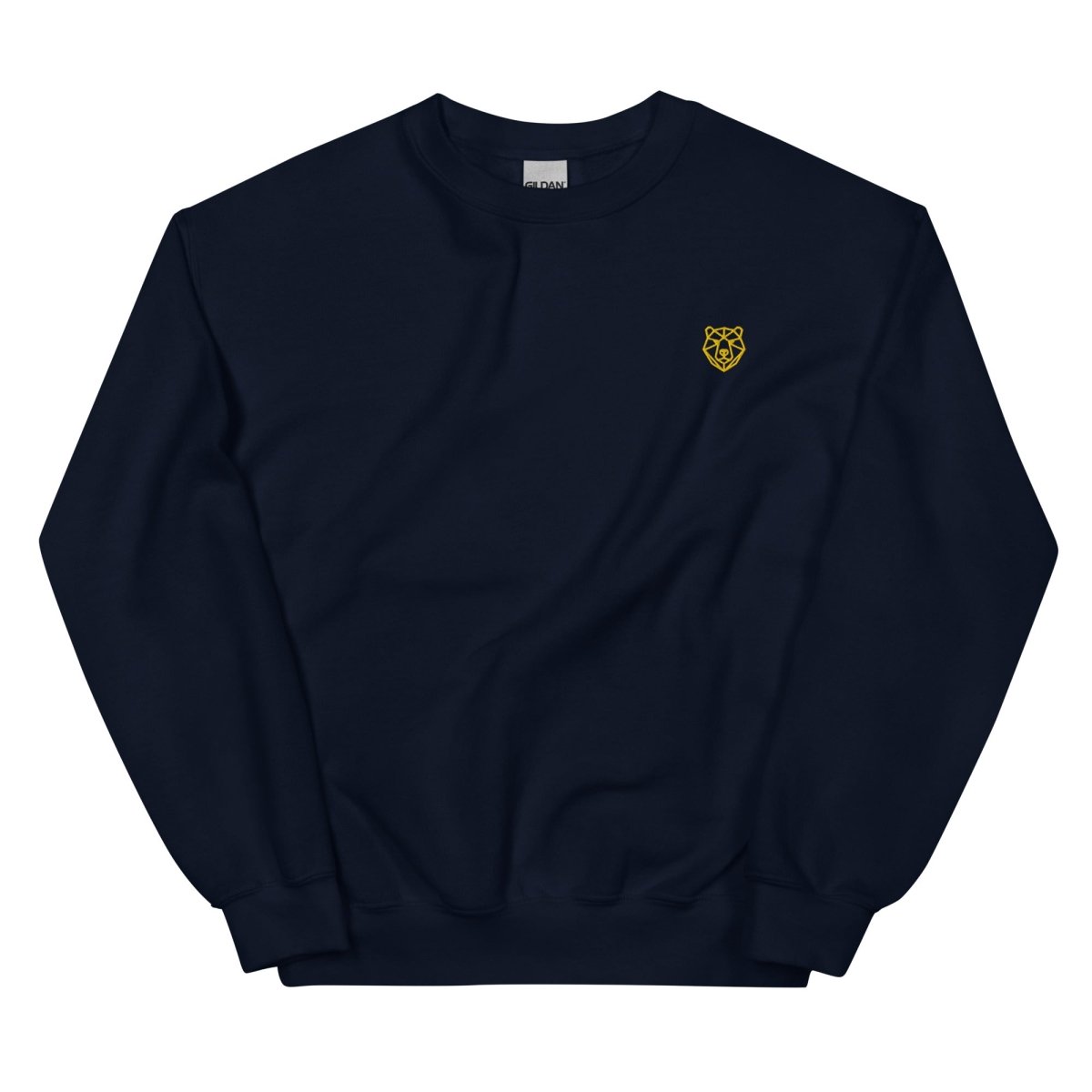Unisex Sweatshirt "Money Talks" mit hochwertigem Logo - Stick in Farbe Gold - Black Ursus | Urban Streetwear