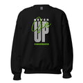 Unisex Sweatshirt "Nerver give up" - Streetwear - size_range | Black Ursus