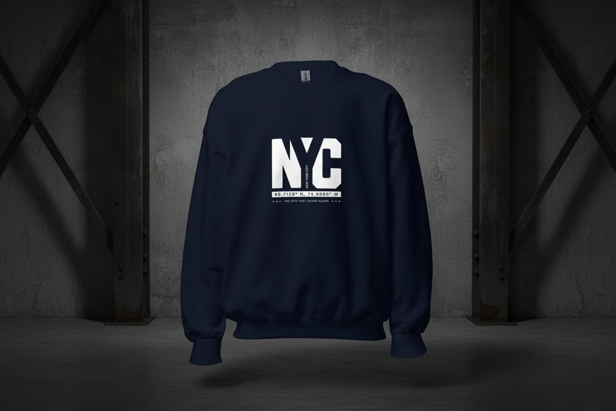 Unisex Sweatshirt "NYC Essentials" - Black Ursus | Urban Streetwear