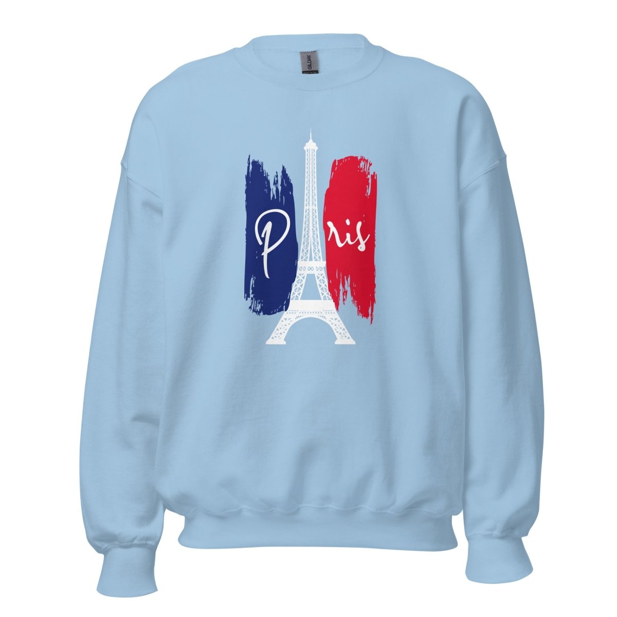 Unisex Sweatshirt "Paris Eiffel Trikolore" - Black Ursus | Urban Streetwear