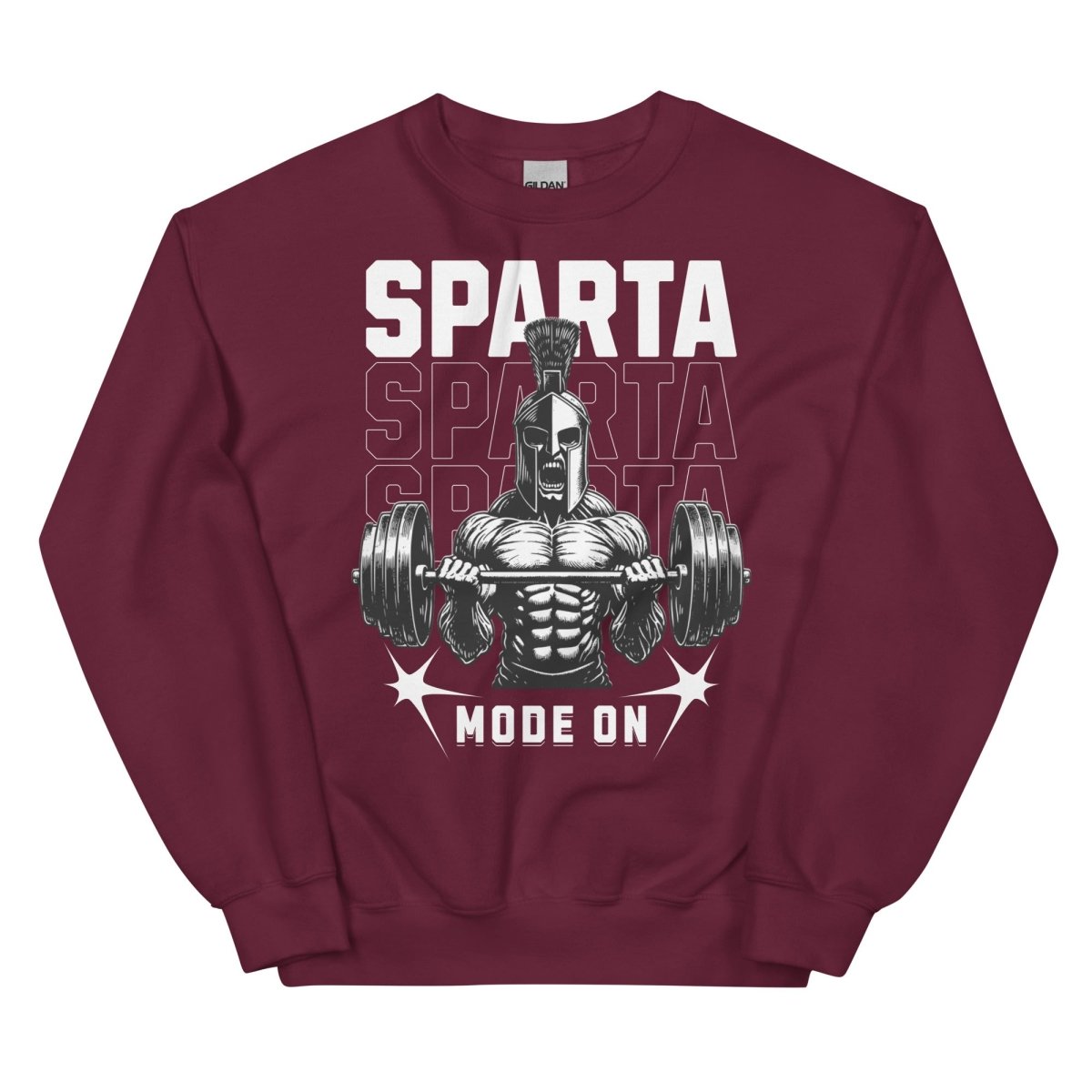 Unisex Sweatshirt "Sparta Mode On" - Black Ursus | Urban Streetwear