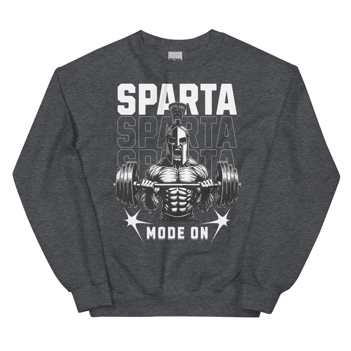 Unisex Sweatshirt "Sparta Mode On" - Black Ursus | Urban Streetwear