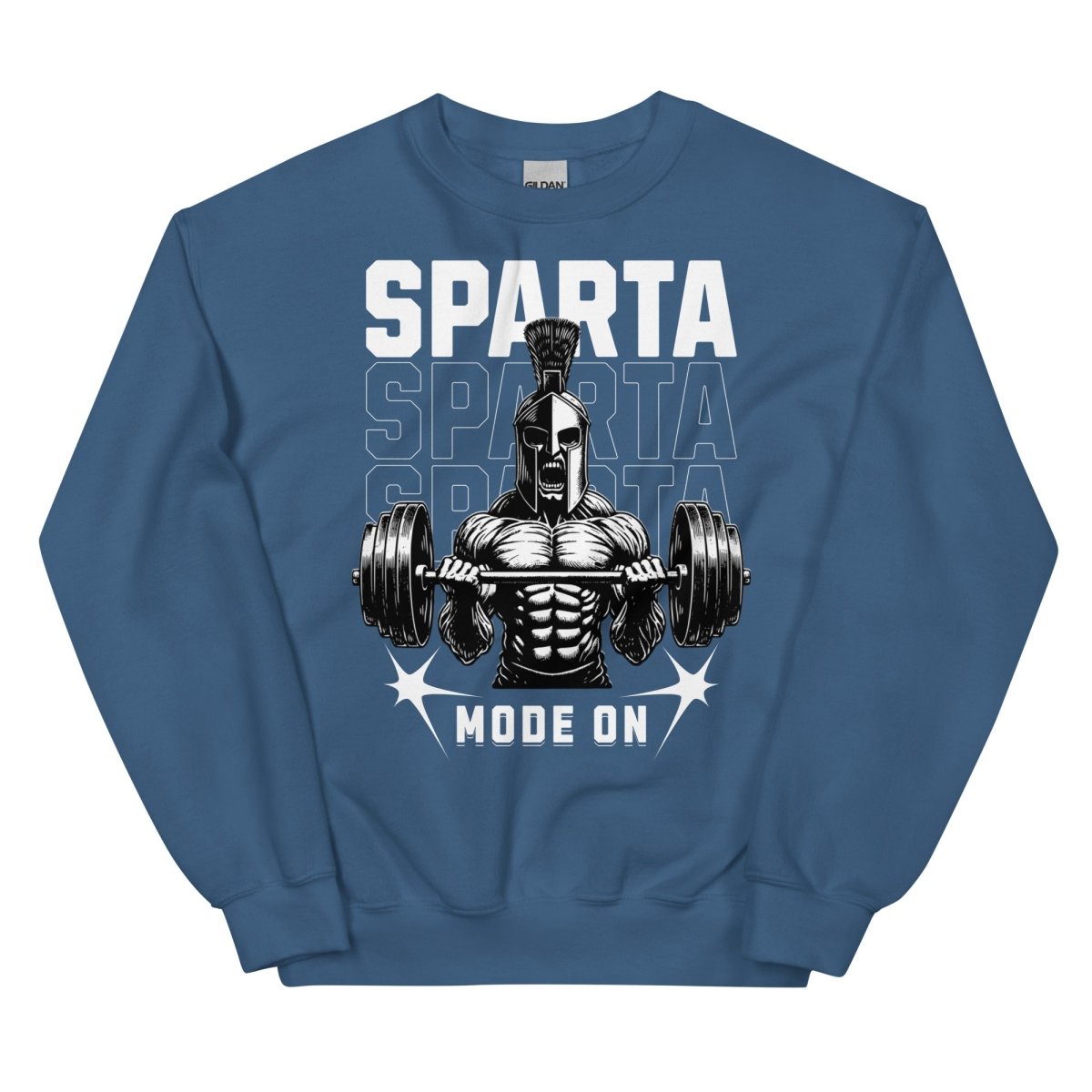 Unisex Sweatshirt "Sparta Mode On" - Black Ursus | Urban Streetwear