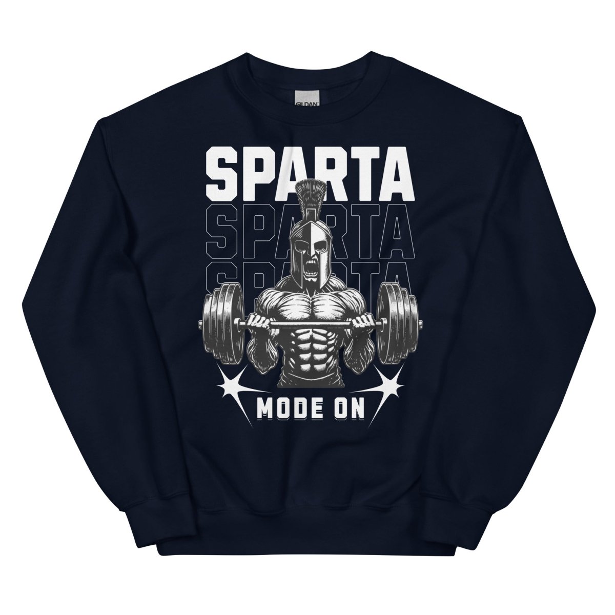 Unisex Sweatshirt "Sparta Mode On" - Black Ursus | Urban Streetwear