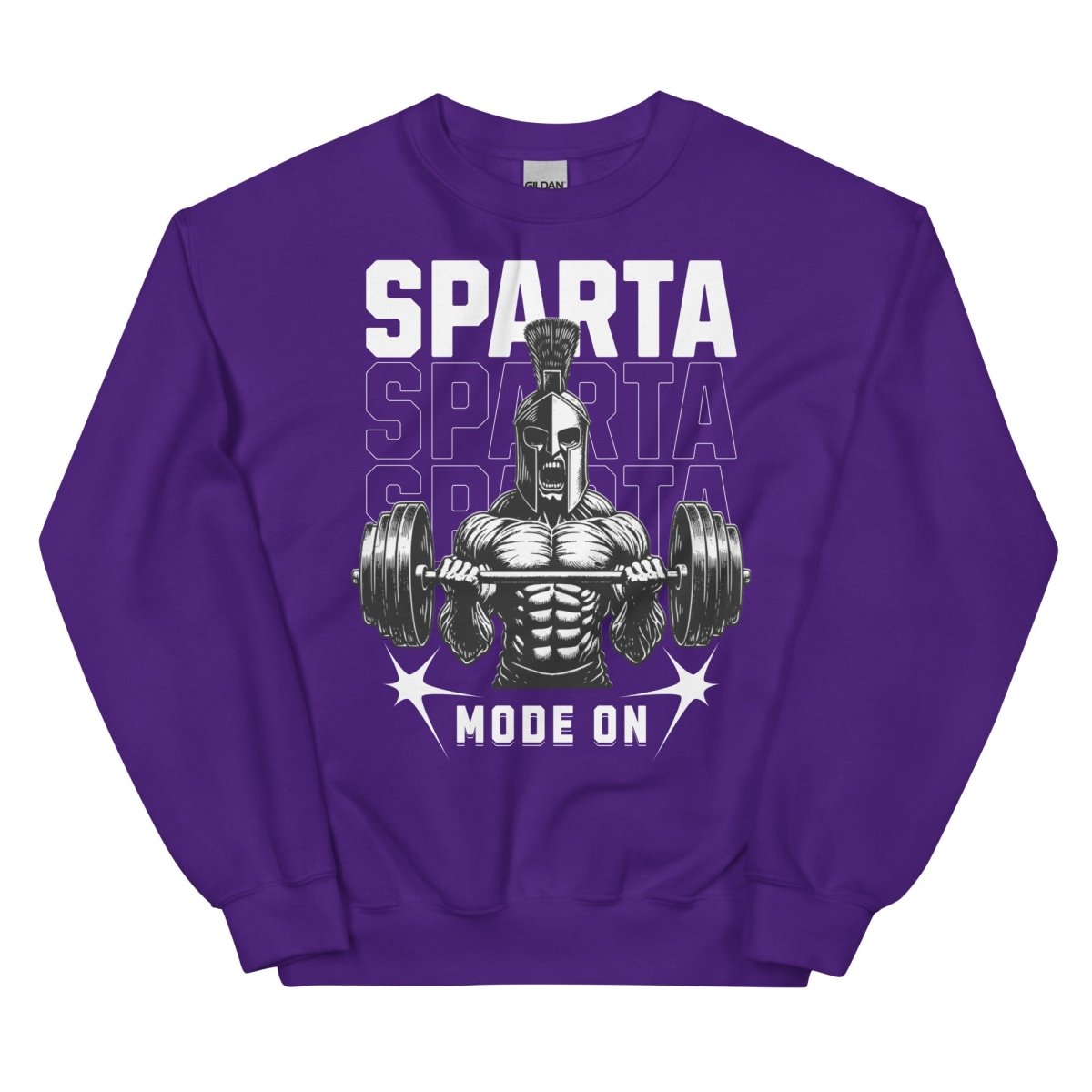 Unisex Sweatshirt "Sparta Mode On" - Black Ursus | Urban Streetwear