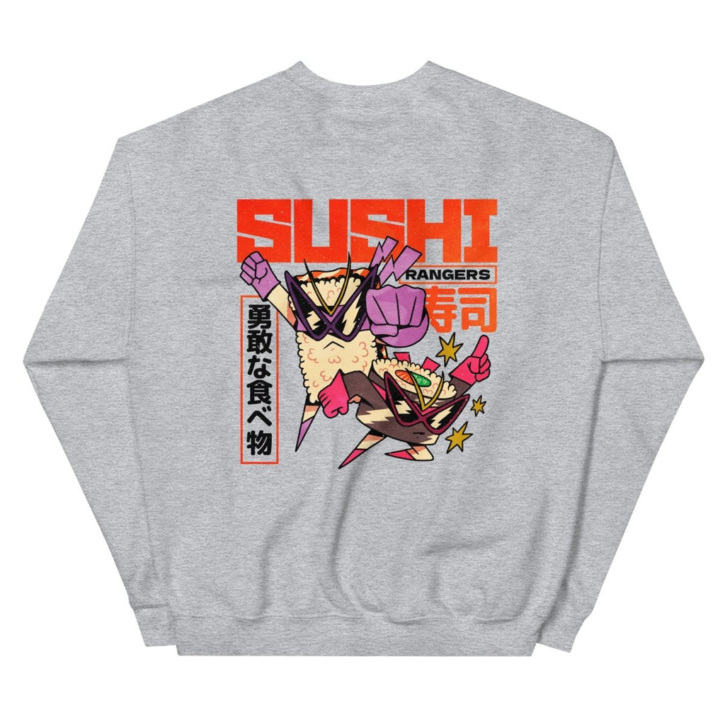Unisex Sweatshirt "Sushi Rangers" mit hochwertigem Logo - Stick in Navy Blau - Streetwear - size_range | Black Ursus