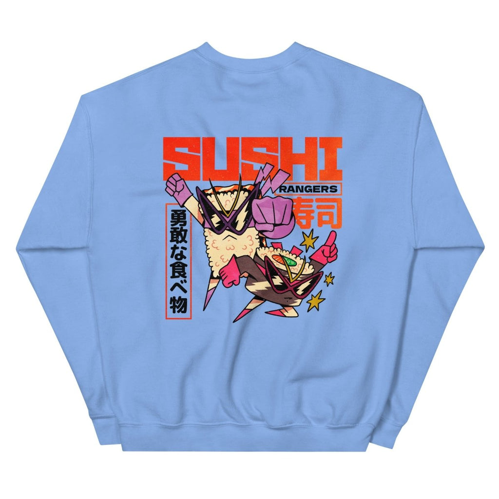 Unisex Sweatshirt "Sushi Rangers" mit hochwertigem Logo - Stick in Navy Blau - Streetwear - size_range | Black Ursus