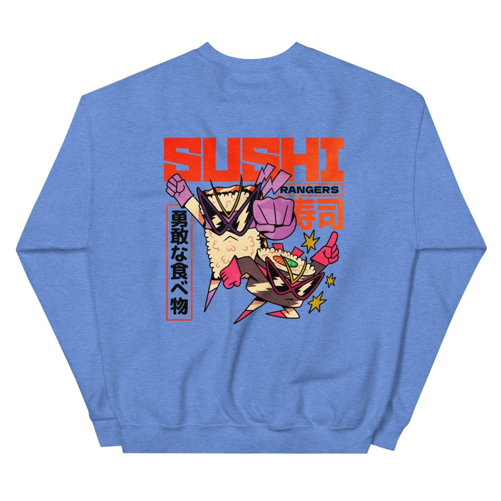 Unisex Sweatshirt "Sushi Rangers" mit hochwertigem Logo - Stick in Navy Blau - Streetwear - size_range | Black Ursus