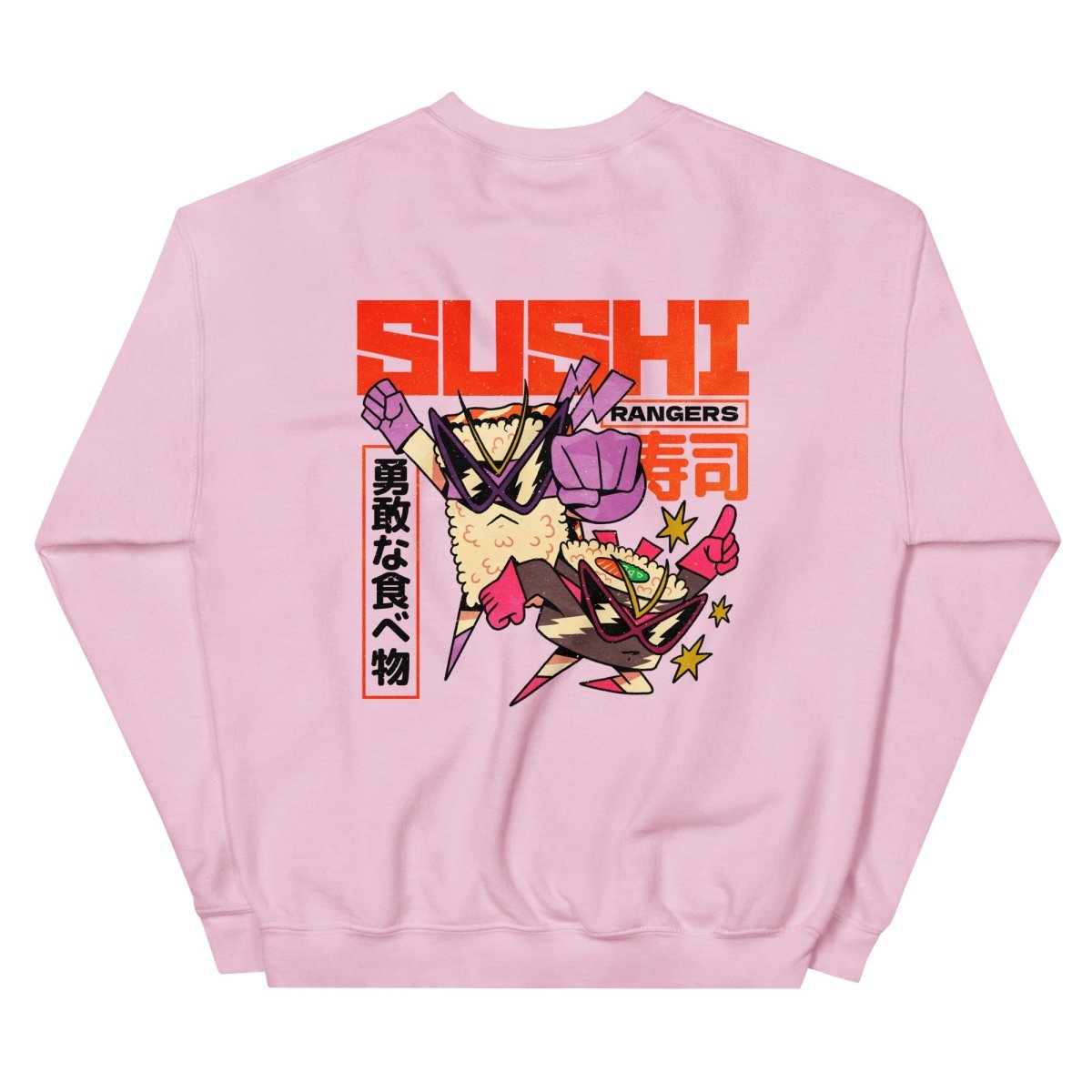 Unisex Sweatshirt "Sushi Rangers" mit hochwertigem Logo - Stick in Navy Blau - Black Ursus | Urban Streetwear