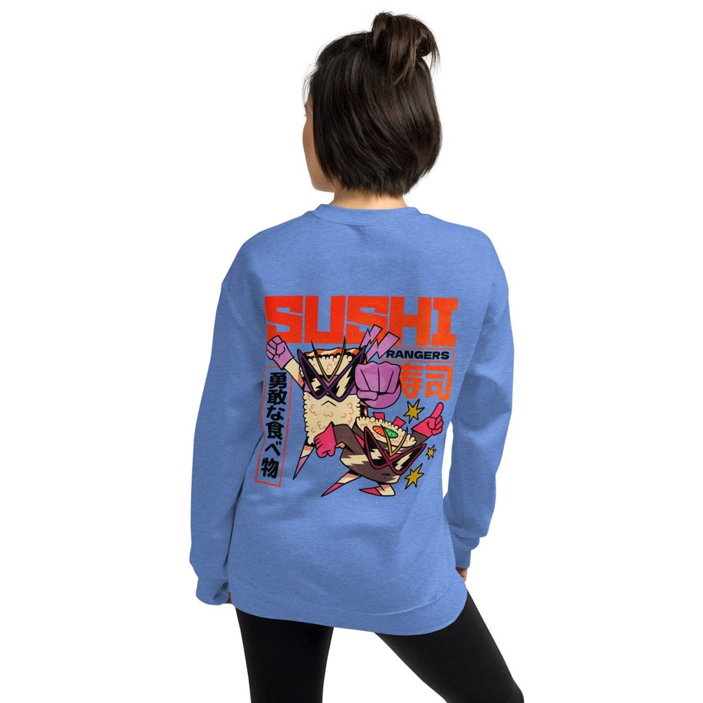 Unisex Sweatshirt "Sushi Rangers" mit hochwertigem Logo - Stick in Navy Blau - Streetwear - size_range | Black Ursus