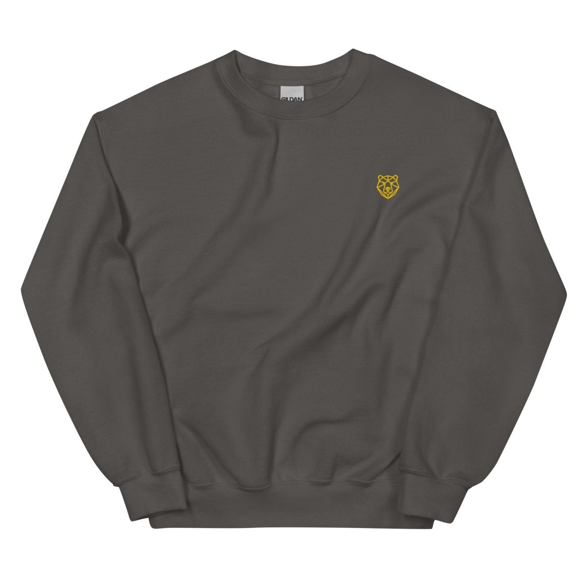 Unisex Sweatshirt "Tokyo" mit hochwertigem Logo - Stick in Farbe Gold - Black Ursus | Urban Streetwear