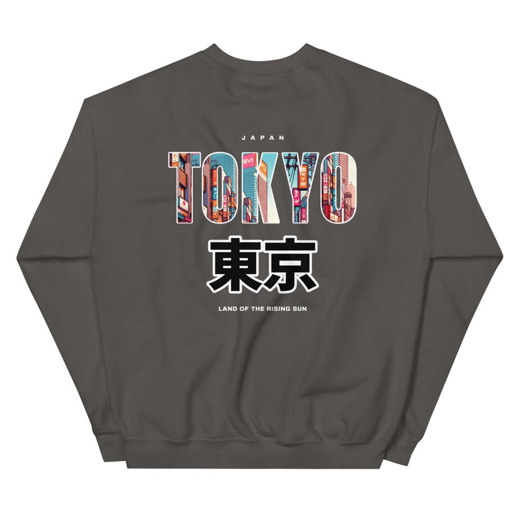 Unisex Sweatshirt "Tokyo" mit hochwertigem Logo - Stick in Farbe Gold - Streetwear - size_range | Black Ursus