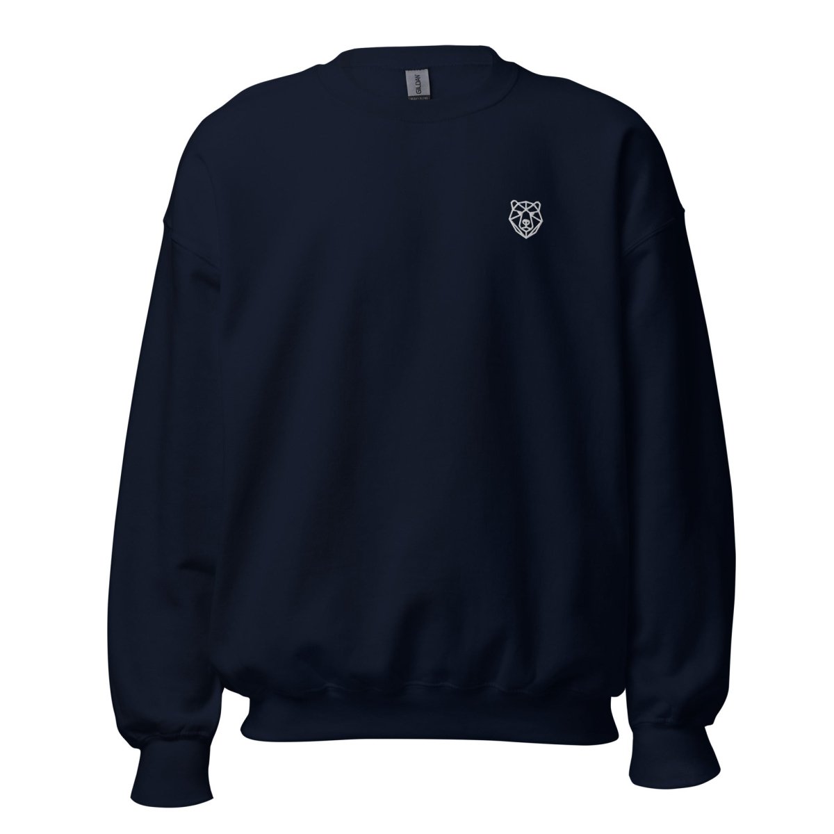 Unisex Sweatshirt "URBAN BEAST" mit hochwertigem Logo - Stick in Weiß - Black Ursus | Urban Streetwear