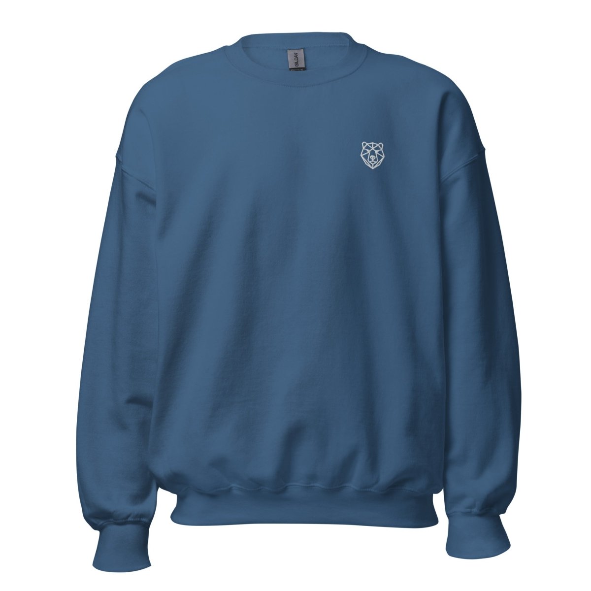 Unisex Sweatshirt "URBAN BEAST" mit hochwertigem Logo - Stick in Weiß - Black Ursus | Urban Streetwear