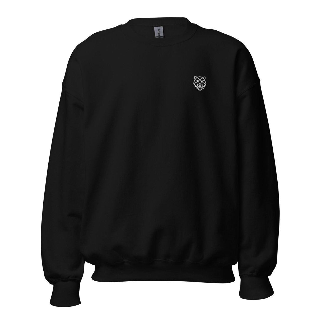 Unisex Sweatshirt "URBAN BEAST" mit hochwertigem Logo - Stick in Weiß - Black Ursus | Urban Streetwear