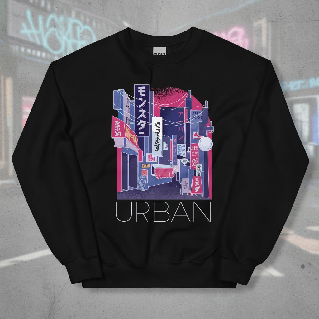 Unisex - Sweatshirt "URBAN" - Black Ursus | Urban Streetwear