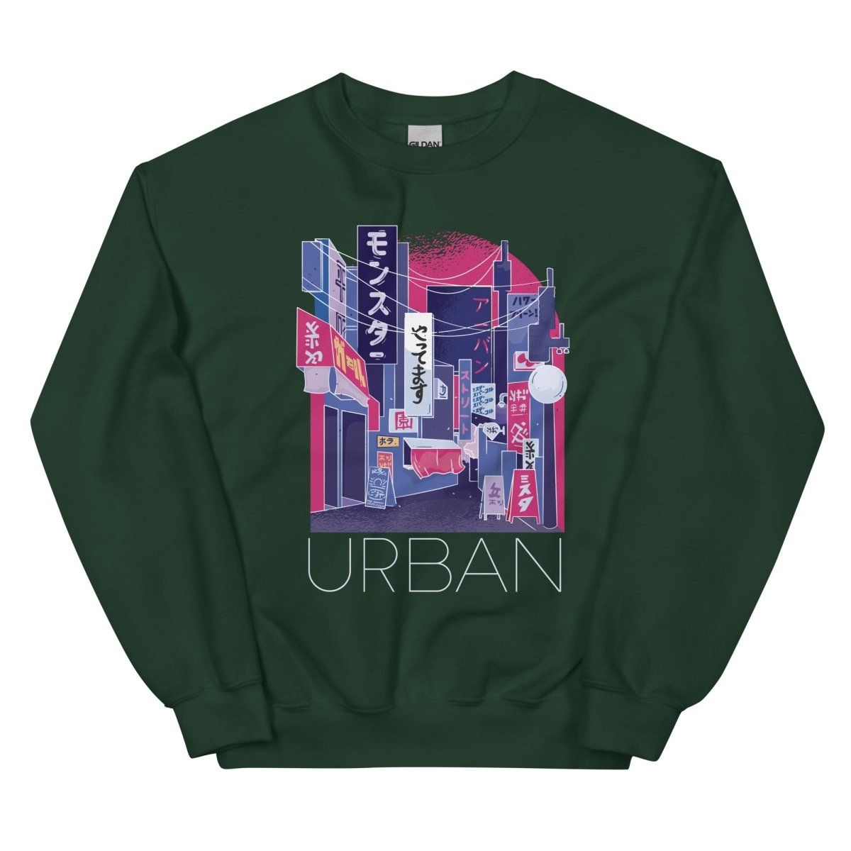 Unisex - Sweatshirt "URBAN" - Black Ursus | Urban Streetwear