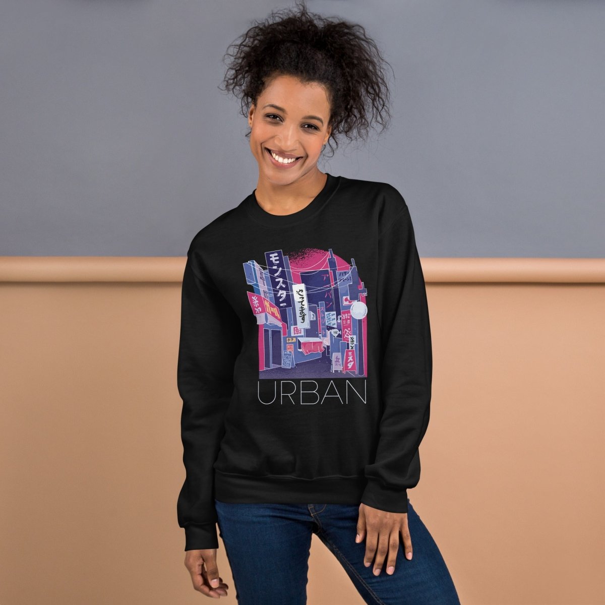 Unisex - Sweatshirt "URBAN" - Black Ursus | Urban Streetwear