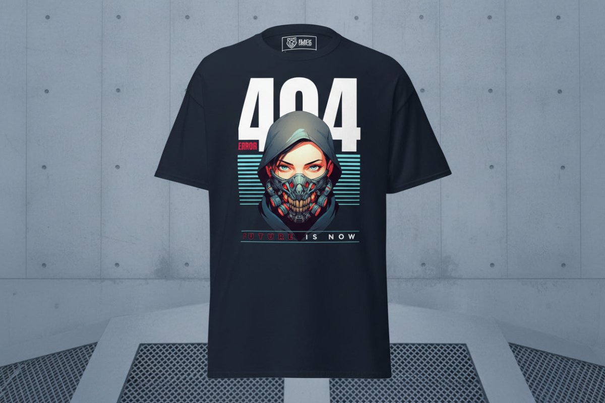 Unisex T-Shirt "404" - Streetwear - size_range | Black Ursus